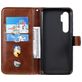 Mobigear Zipper Housse Xiaomi Mi Note 10 Lite Etui Porte-Monnaie - Marron