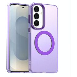 Mobigear Shockproof Coque Samsung Galaxy S26 Plus MagSafe Coque arrière Rigide - Violet