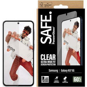 SAFE by PanzerGlass Ultra-Wide-Fit Samsung Galaxy A57 Verre trempé Protection d'écran - Compatible Coque