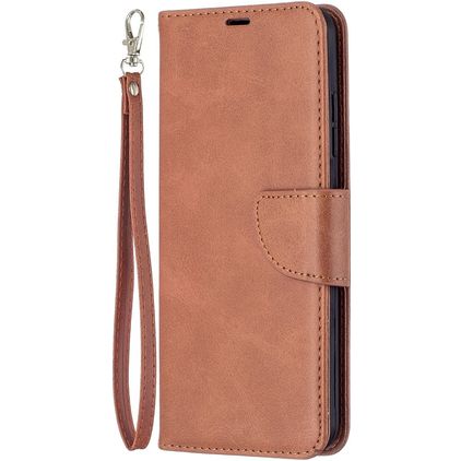 Mobigear Excellent Housse Nokia 1.4 Etui Porte-Monnaie - Cognac