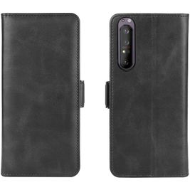 Mobigear Slim Magnet Housse Sony Xperia 1 II Etui Porte-Monnaie - Noir