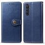 Mobigear Snap Button Housse Realme X50 Pro Etui Porte-Monnaie - Bleu