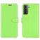 Mobigear Classic Housse Samsung Galaxy S21 Etui Porte-Monnaie - Vert