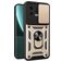 Mobigear Armor Ring Cam Slide Coque Xiaomi 13 Coque arrière Rigide Anti-Chocs avec Anneau-Support et Protecteur Lentilles - Or