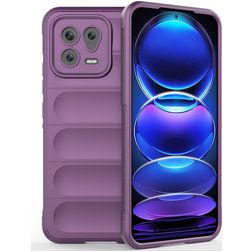 Mobigear Bumpy Xiaomi 13 TPU souple Coque arrière - Violet