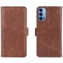 Mobigear Slim Magnet Housse OPPO Reno 4 Etui Porte-Monnaie - Marron