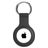 Xccess Keychain Coque Apple AirTag Porte-clés en Silicone Souple - Noir