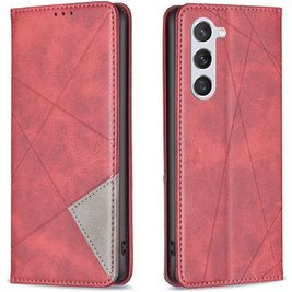 Mobigear Rhombus Slim Housse Samsung Galaxy S25 Etui - Rouge