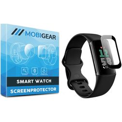 Mobigear Fitbit Charge 6 Hydrogel TPU Protection d'écran - Noir