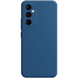 Mobigear Colors Coque Samsung Galaxy A35 Coque arrière en Silicone - Bleu
