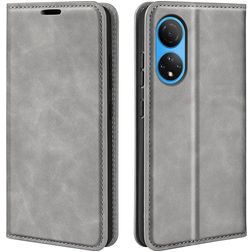 Mobigear Retro Slim Housse HONOR X7 Etui Porte-Monnaie - Gris