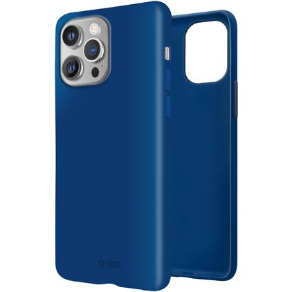 SBS Vanity Coque iPhone 13 Pro Coque arrière en TPU Souple - Bleu