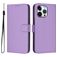 Mobigear Urban Wallet Housse iPhone 16 Pro Max Etui Porte-Monnaie - Violet