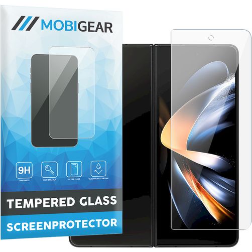 Mobigear Premium Samsung Galaxy Z Fold 4 Verre trempé Protection d'écran - Compatible coque - Noir