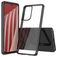 Mobigear Crystal Coque Samsung Galaxy A73 Coque arrière Rigide - Transparent / Noir