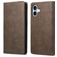 Mobigear Wallet iPhone 16 Étui Portefeuille - Marron