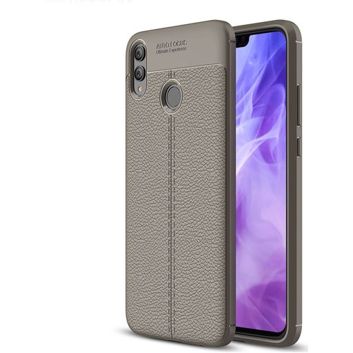Mobigear Luxury Coque HONOR 8X Coque arrière en TPU Souple - Gris