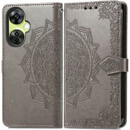 Mobigear Dreamcatcher Housse OnePlus Nord CE 3 Lite 5G Etui Porte-Monnaie - Gris