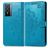 Mobigear Mandala Housse Vivo Y76 Etui Porte-Monnaie - Bleu