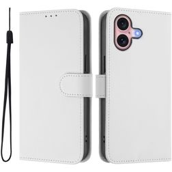 Mobigear Urban Wallet Housse iPhone 16 Etui Porte-Monnaie - Blanc