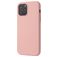 Mobigear Rubber Touch iPhone 12 Silicone Coque arrière - Rose
