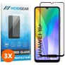 Mobigear Premium Huawei Y6p Verre trempé Protection d'écran - Compatible Coque - Noir (Lot de 3)