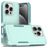 Mobigear Heavy Armor Coque iPhone 16 Pro Coque arrière Rigide Anti-Chocs - Vert