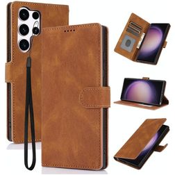 Mobigear Wallet Housse Samsung Galaxy S26 Ultra Etui Porte-Monnaie - Marron