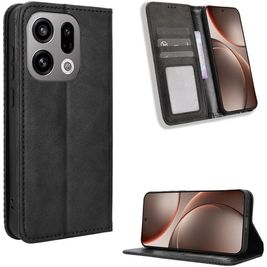 Mobigear Sensation Housse OPPO Find X9 Etui Porte-Monnaie - Noir
