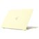 Mobigear Cream Matte MacBook Air 13 Pouces (2010-2019) Coque - Jaune - Model A1369 / A1466