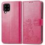 Mobigear Clover Housse Samsung Galaxy A22 5G Etui Porte-Monnaie - Magenta