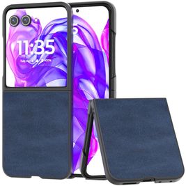 Mobigear Excellent Coque Motorola Razr 50 Ultra Coque arrière Rigide - Bleu