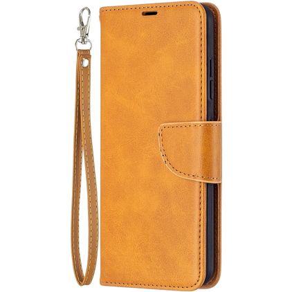 Mobigear Excellent Housse Nokia 1.4 Etui Porte-Monnaie - Cognac