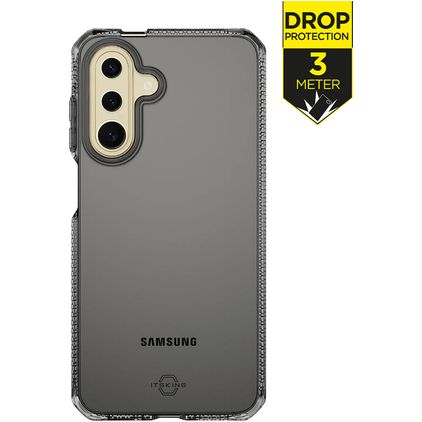 ITSKINS Level 2 SpectrumClear R Coque Samsung Galaxy A56 Coque arrière en TPU Souple Anti-Chocs - Noir