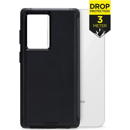 Mobilize Defender Coque Samsung Galaxy S23 FE Coque arrière Rigide Anti-Chocs - Noir