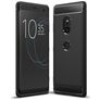 Mobigear Brushed Slim Coque Sony Xperia XZ3 Coque arrière en TPU Souple - Noir