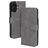 Mobiparts Classic Wallet MagSafe Housse iPhone 16 MagSafe Etui Porte-Monnaie - Granite Grey