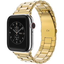 Mobigear Antwerp Bracelet Acier Apple Watch Fermeture boucle déployante - 49/46/45/44 mm - Or
