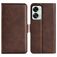 Mobigear Slim Magnet Housse OnePlus Nord 2T 5G Etui Porte-Monnaie - Marron