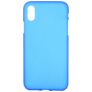Mobigear Colors Coque iPhone XS Max Coque arrière en TPU Souple - Bleu