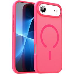 Mobigear Shockproof iPhone Air MagSafe Plastique rigide Coque arrière - Rose Red