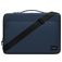 Gaston Luga Däsh Cushioned Briefcase Sacoche Ordinateur portable 16 Pouces Sacoche ordinateur + Poignée - Dark Blue