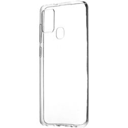 Mobiparts Classic Coque Transparente Samsung Galaxy A21s Coque arrière en TPU Souple - Transparent