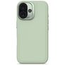 Decoded Stacks Coque iPhone 16 MagSafe Coque arrière en Silicone - Mist Green
