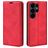 Mobigear Retro Slim Samsung Galaxy S26 Ultra Étui Portefeuille - Rouge