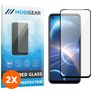 Mobigear Premium HTC Desire 22 Pro Verre trempé Protection d'écran - Compatible Coque - Noir (Lot de 2)