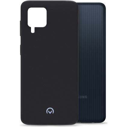 Mobilize Rubber Gelly Coque Samsung Galaxy M22 Coque arrière en TPU Souple - Matt Black