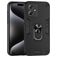 Mobigear Armor Ring Coque Motorola Moto G54 Coque arrière Rigide Anti-Chocs avec Anneau-Support - Noir
