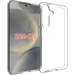 Mobigear Basics Coque Transparente Samsung Galaxy S25 Coque arrière en TPU Souple - Transparent
