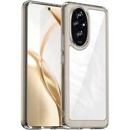 Mobigear Crystal Coque HONOR 200 Coque arrière Rigide - Gris